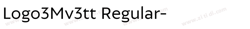 Logo3Mv3tt Regular字体转换